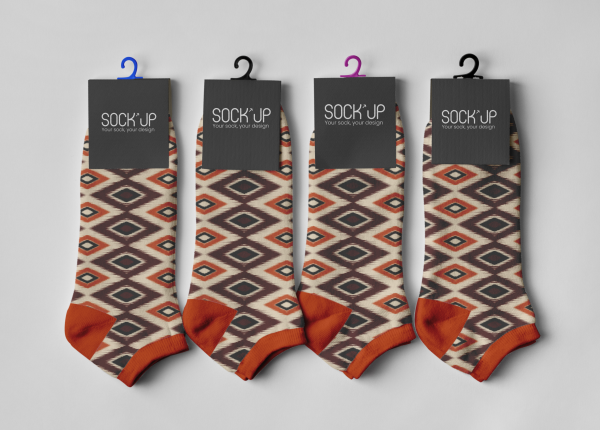 Chaussettes WAX marron