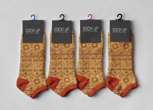 Chaussettes WAX orange