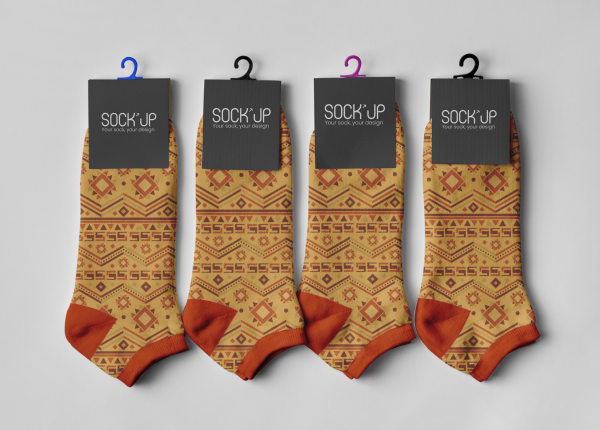 Chaussettes WAX orange